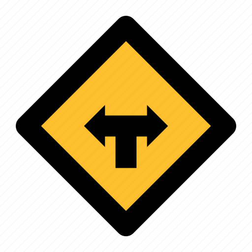 Arrow, crossroad, direction, navigation, sign, traffic icon - Download on Iconfinder