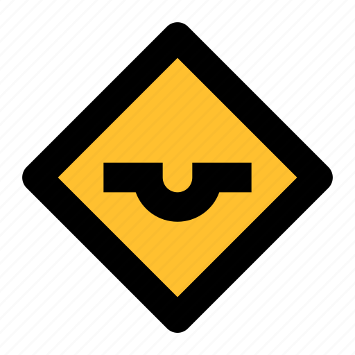 Hole, road, road hole, sign, traffic icon - Download on Iconfinder