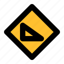 arrow, direction, down, navigation, sign, traffic