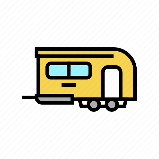 Camper, trailer, transport, animal, passenger, car icon - Download on Iconfinder