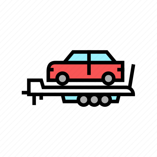 Car, transportation, trailer, transport, animal, passenger icon - Download on Iconfinder