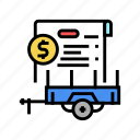 rent, trailer, agreement, transport, passenger, car