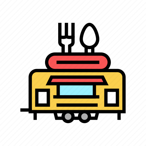 Street, food, trailer, transport, passenger, car icon - Download on Iconfinder