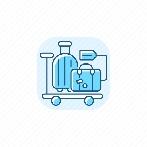 Luggage, baggage, train, suitcase icon - Download on Iconfinder