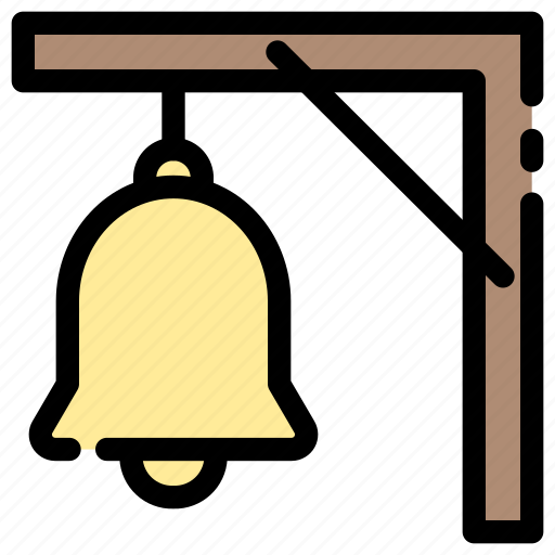 Bell, sign, station, train, transportation icon - Download on Iconfinder