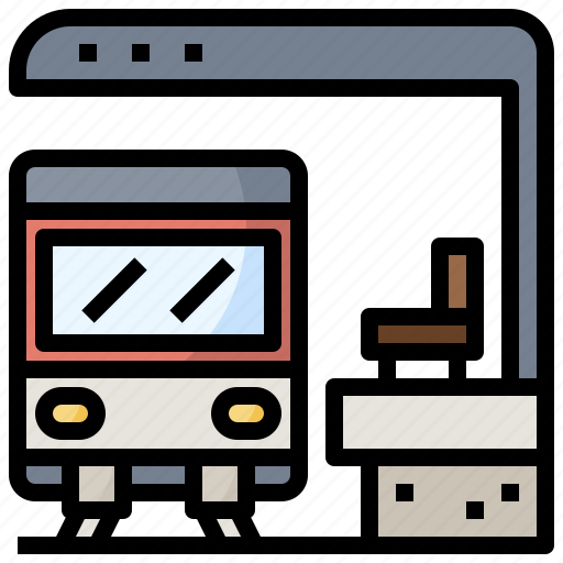 Metro, platform, public, subway, train, transport, underground icon - Download on Iconfinder