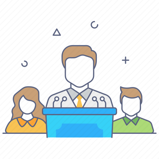 Meeting, conference, seminar, speech, convention icon - Download on Iconfinder