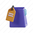 purchased, 3d icon, 3d render, 3d transaction, payment, transaction, bag, tote bag, tag, label, checkout, wholesale, fashion, sale, hang, package, tote, pouch, handbag, packaging 