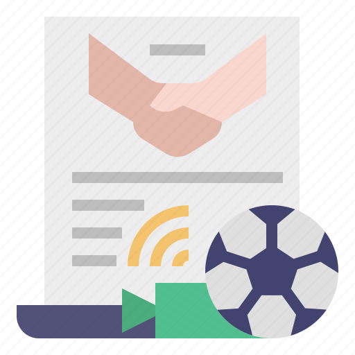 Contract, agreement, legal, league, deal, acceptance, football player public contract icon - Download on Iconfinder