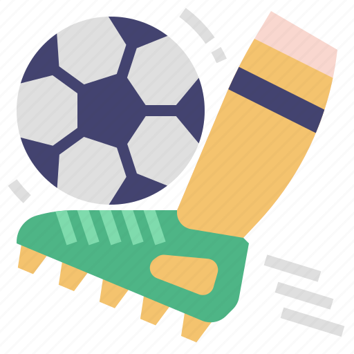 Kick, football, soccer, kicker, ball, football league, free kick icon - Download on Iconfinder