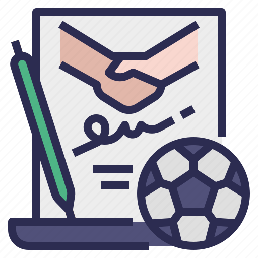 Contract, agreement, deal, sign, sign contract, football transfers, transfer window icon - Download on Iconfinder