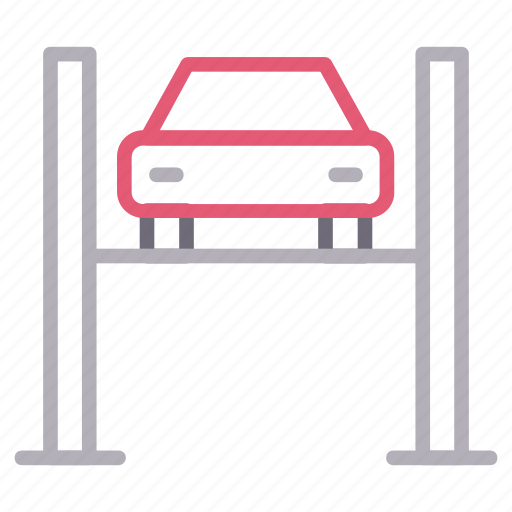 Automobile, car, garage, lifter, vehicle icon - Download on Iconfinder