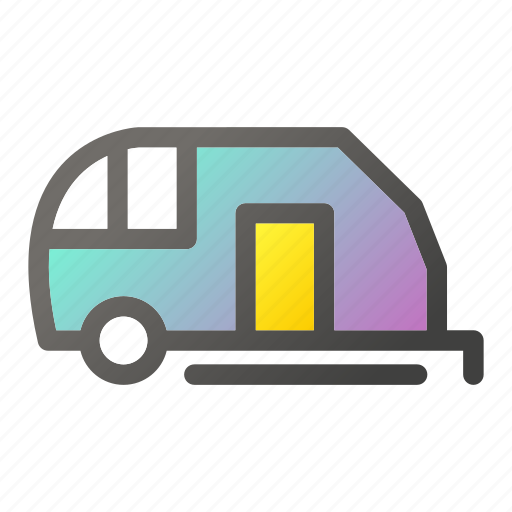 Camping, caravan, summer, transport icon - Download on Iconfinder