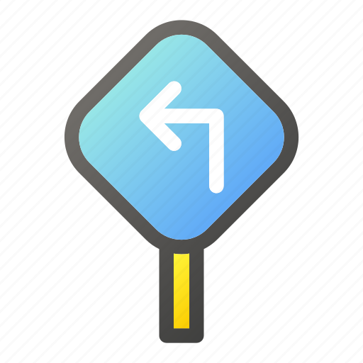 Direction, panel, road, sign, traffic, warning icon - Download on Iconfinder