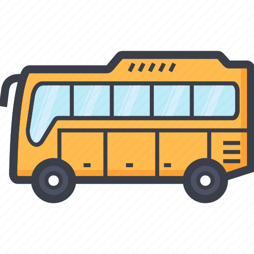 Coach, omnibus, tour bus, transport, vehicle icon - Download on Iconfinder