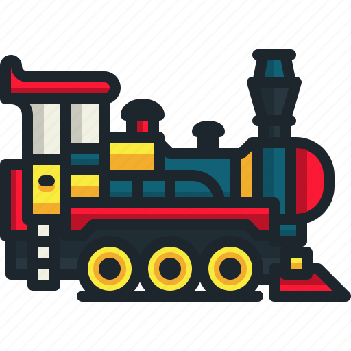 Locomotive, railway, train, transport, vehicle icon - Download on Iconfinder