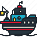 ship, boat, cruise, ferry, transport