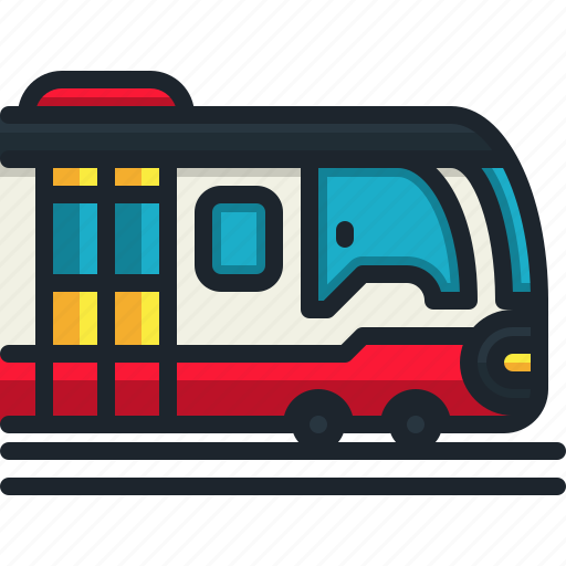 Subway, transportation, public, train, railway icon - Download on Iconfinder