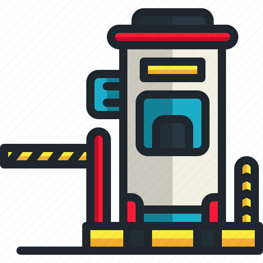 Toll, road, safety, barrier, security, stop, signaling icon - Download on Iconfinder