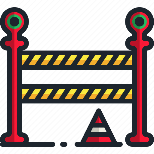 Traffic, barrier, no, entry, road, security, sign icon - Download on Iconfinder