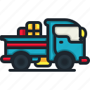 truck, car, vehicle, transport, logistic