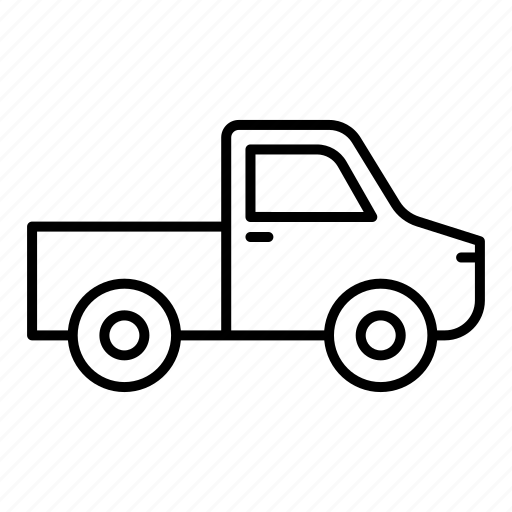 Transportation, vehicle, pick-up truck, road, drive icon - Download on Iconfinder