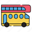 double decker bus, coach, transport, travel, automobile 