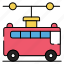 trolley bus, coach, transport, travel, automobile 