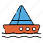 boat, ship, watercraft, sailboat, yacht 