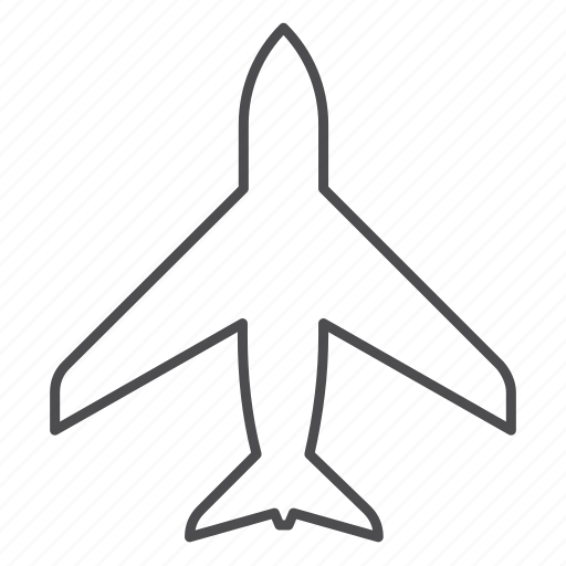 Aircraft, airplane, flight, plane, top view, transport, travel icon - Download on Iconfinder