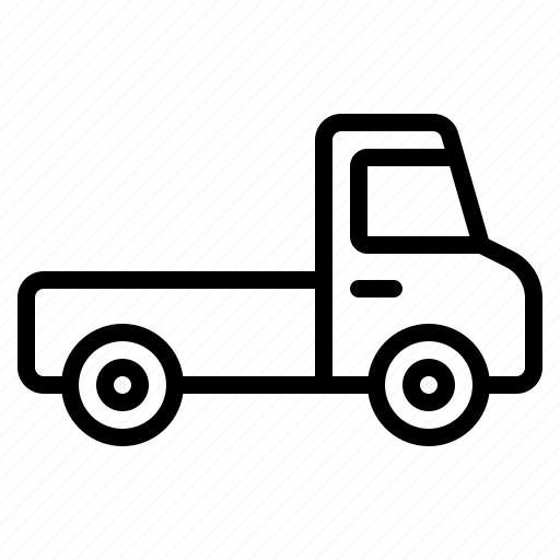 Pickup, mover, delivery, car, truck, transport, transportation icon - Download on Iconfinder