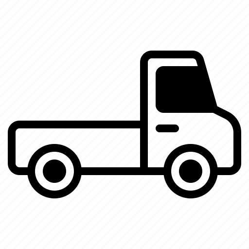 Pickup, mover, delivery, car, truck, transport, transportation icon - Download on Iconfinder
