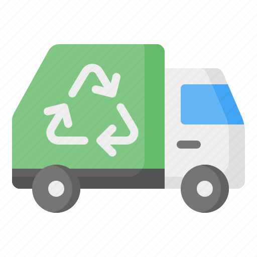 Garbage, trash, recycling, dump, truck, transport, transportation icon - Download on Iconfinder