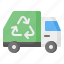 garbage, trash, recycling, dump, truck, transport, transportation 