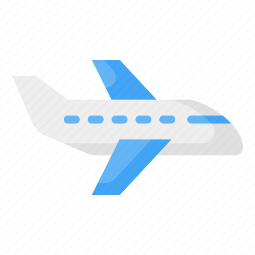 Airplane, plane, aircraft, jet plane, airport, transport, transportation icon - Download on Iconfinder
