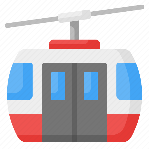 Cable car, ski lift, chairlift, aerial tramway, aerial tram, transport, transportation icon - Download on Iconfinder