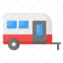 caravan, trailer, camper, camping, van, transport, transportation
