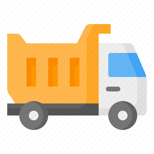 Dump, dumper, trash, mover, truck, transport, transportation icon - Download on Iconfinder