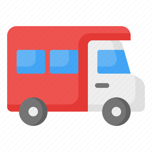 Camper van, campervan, camping, van, car, transport, transportation icon - Download on Iconfinder