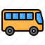 bus, school bus, electric bus, vehicle, public, transport, transportation 