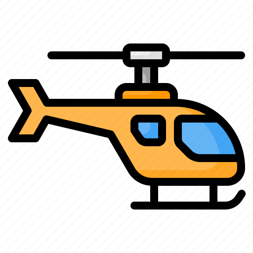 Helicopter, chopper, aircraft, flight, copter, transport, transportation icon - Download on Iconfinder