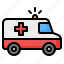 ambulance, emergency, medical, hospital, car, vehicle, transportation 