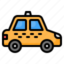 taxi, cab, car, sedan, vehicle, transport, transportation
