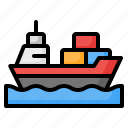 cargo, shipping, shipment, container, ship, transport, transportation