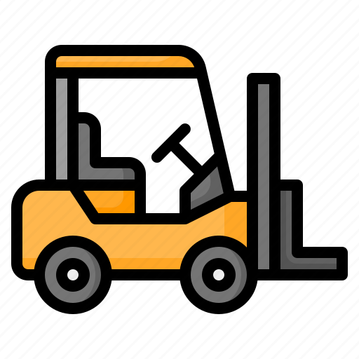 Forklift, warehouse, industry, truck, vehicle, transport, transportation icon - Download on Iconfinder