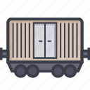 cargo container, cargo train, container, delivery container, freight train 
