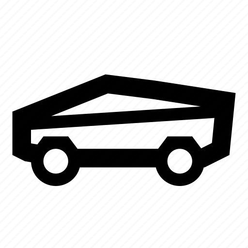 Car, cybertruck, ilon musk, tesla, transportation, truck, wheels icon - Download on Iconfinder