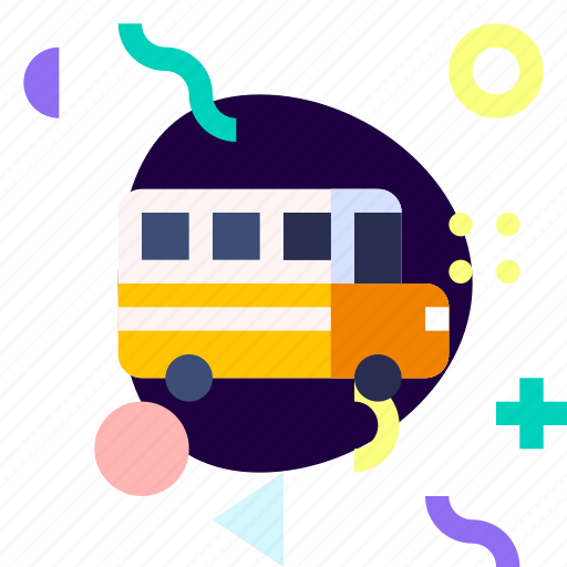 Adaptive, bus, ios, isolated, material design, school bus, transport icon - Download on Iconfinder