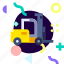 adaptive, forklift, ios, isolated, material design, transport 