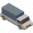 cargo, delivery van, shipment, shipping truck, transport